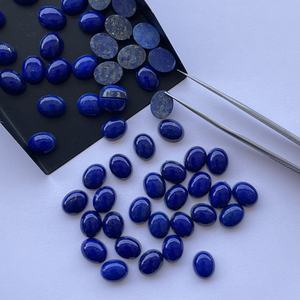 8mm 10mm Naturel Lapis Lazuli Pierre Lisse Ovale Calibré Semi Précieux Cabochon de Pierres Précieuses au Prix de Gros pour les Bijoux - Product Image 2