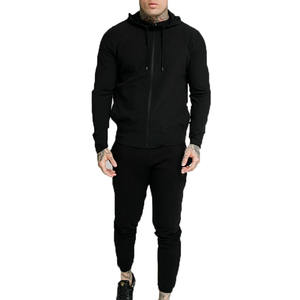 Ropa de calle personalizada, chándales Vintage para hombre, sudaderas con capucha cortadas y cosidas y chándal, traje de sudor acampanado de lavado ácido de dos piezas para hombre - Product Image 5