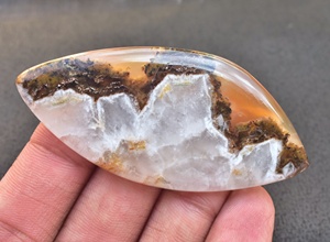 Scheelite Cabochon พลอยสีฟ้าแบบตุรกี,พลอยสีฟ้าคุณภาพสูงลายลูกไม้สีฟ้า Rhodochrosite - Product Image 4