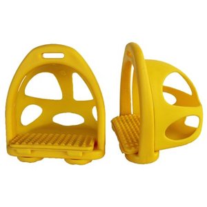 SHEMAX-estribos para jaula de caballo, color amarillo - Product Image 5