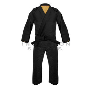 ชุดกิโมโน JJ GI แบบบราซิลเลียน Jitsu, ชุดผ้าคอตตอนเย็บเสริมและหดตัวน้ำหนักเบาและทนทาน - Product Image 6