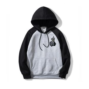 Sudadera con capucha negra de manga larga para hombre con logotipo personalizado al por mayor, sudadera polar de algodón para invierno OEM con estampado personalizado - Product Image 5