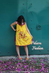 Mexican <b>Dresses</b> for <b>Women</b> Floral Embroidered Sleeveless Designer High Quality Mini Length Summer Party <b>Dress</b> - Product Image 2