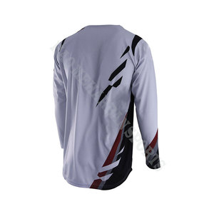 Maillot de motocross personnalisé sublimé pour homme, manches longues, jaune et bleu, à blocs de couleur, en polyester à séchage rapide, pour adultes, toutes saisons - Product Image 6