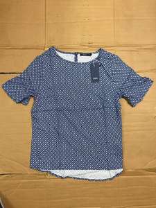 Blusa de Alta Calidad para Mujer, Marca Exportada, Cuello Redondo, Estampado Floral, Estilo Casual, para Verano y Otoño - Product Image 4