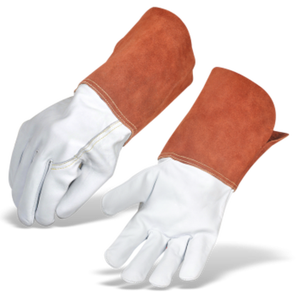 ถุงมือเชื่อม TIG ถุงมือเชื่อมหนังแพะ - Product Image 6