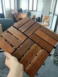 Modern Design 30x30x2.4cm Acacia <b>Wood</b> Flooring for Gardens 4 6 12 <b>Slats</b> with Smooth Surface Option for Screw Included - Product Image 5