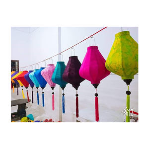 Linterna de seda Hoi An hecha a mano de Vietnam, linterna de seda tradicional vietnamita, perfecta para decoración de festivales y regalo de recuerdo - Product Image 1