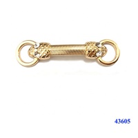 En gros en métal chaîne de chaussures hommes en cuir chaussure boucle accessoires