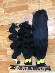 Extensions de cheveux vierges Remy en vrac les plus vendues, style lisse et ondulé, origine Vietnam - Product Image 5