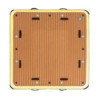 Plate forme gonflable flottante, équipement de Sports aquatiques, pour bateau, mer, natation, Jet d'eau, bouée à Air