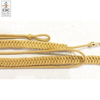 Moda Aiguillettes Bolivia Chile Ecuador oro plata lingotes alambre hilo metálico cordón hecho a mano cordones de hombro y puntas de Metal