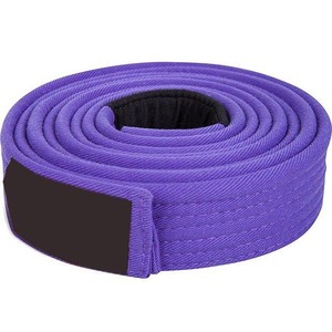 Ceinture d'arts martiaux en coton écologique personnalisable (karaté, taekwondo, judo, BJJ, kung-fu) avec logo sur mesure, unisexe, vente en gros - Product Image 1