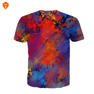 เสื้อยืดคอกลมสีพื้นระบายอากาศลำลองสำหรับผู้ชาย,เสื้อยืดทรงหลวมเรียบง่าย - Product Image 2