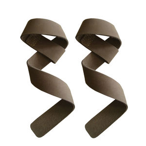 <b>Best</b> Quality Original Leather Gym Straps Gym Workout Custom Made Heavy Duty Fitness Gym Weightlifting Straps - Product Image 5