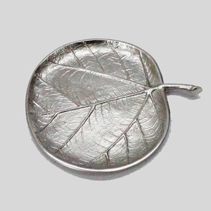 Juego de Tazones Decorativos con Diseño de Hojas, de Aluminio, Plateado, para Servir - Product Image 3