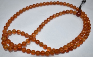 ลูกปัดคอร์นีเลียนหินมาลาลูกปัดสำหรับสวดมนต์8มม. 108เม็ดพิธีกรรมชาวพุทธแบบดั้งเดิมทำด้วยมือในเนปาลของขวัญแปลกใหม่ HWH-M1เอเชีย - Product Image 3