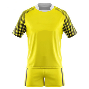 Uniforme de Rugby de manga corta para hombre, Logo personalizado impreso por sublimación, venta al por mayor - Product Image 1