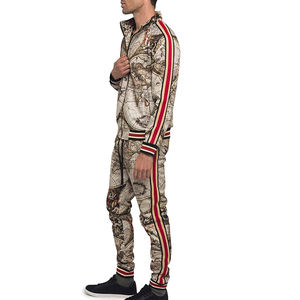 ชุดกีฬาสำหรับผู้ชาย,ชุดวอร์มแบบมีซิปสำหรับวิ่งออกกำลังกายพิมพ์โลโก้ได้ตามต้องการการระเหิดคุณภาพเยี่ยมสำหรับฤดูหนาวฤดูใบไม้ร่วง - Product Image 5