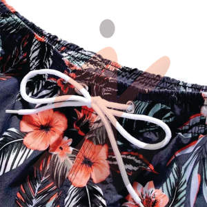 OEM 2025 Shorts de bain et de pêche pour homme, grande taille, séchage rapide, personnalisés, en toile respirante, avec impression par transfert thermique, en polyester élastique - Product Image 3