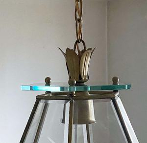 โคมไฟทองเหลืองทรงเหลี่ยมสไตล์ศิลปะจากอิตาลีทำด้วยมือคุณภาพเยี่ยมในบ้านกลางแจ้งคริสต์มาสตกแต่งบ้านมาใหม่ - Product Image 3