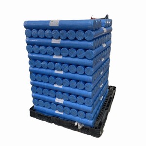 HQ Blue Polyester Waterproof Industrial <b>Tarpaulin</b> Tarp Sheet Roll - Product Image 6