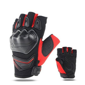 Gants tactiques de tir sportif, de chasse et de moto, à demi-doigts, en softshell noir, compatibles avec les écrans tactiles, de qualité militaire - Product Image 1