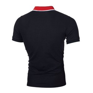 Polo à manches courtes pour hommes, décontracté, Slim et estival, à la mode, personnalité - Product Image 6