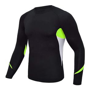 OEM Design Compression MMA Rash Guard Custom Made MMA Rash Guard Personnalisé Sublimé Imprimé Mens Rash Guard - Product Image 1