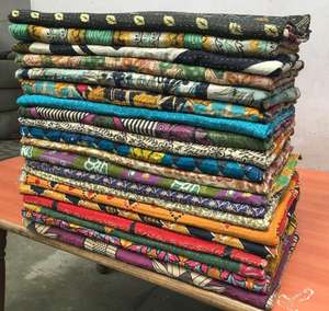 Venta al por mayor Vintage Kantha edredón calidad de la mano costura Reversible venta al por mayor de algodón Kantha edredón Manta - Product Image 3