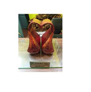 Urna Funeraria Metálica Estilo Americano con Patrón Naranja para Adultos, Artículos para Cremación - Product Image 1