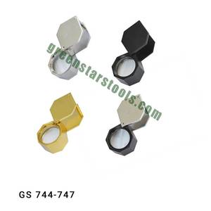 GS735 Triplet Hexagonal Eye Loupe Yunque y estacas Herramientas de mano para la fabricación de joyas - Product Image 1