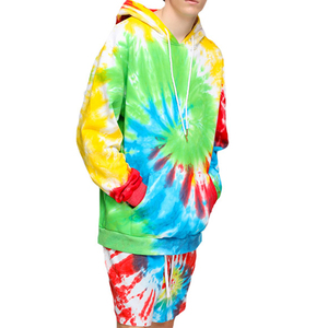 Sweat-shirt à capuche tie-dye personnalisé OEM, mode hiver streetwear, tissu 100% coton pur, homme/femme. - Product Image 1