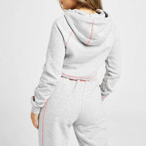 Fashionable Casual Wear Women Crop <b>Hoodies</b> With Sublimation Design With Full <b>Sleeves</b> - Product Image 4