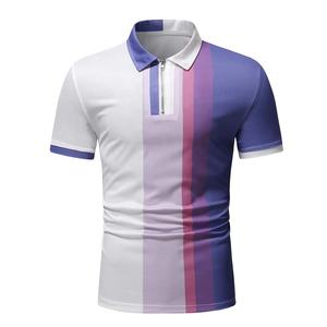 Camiseta deportiva de manga corta para hombre, Polo de Golf sólido bordado de alta calidad, transpirable y de secado rápido, colores mezclados, precio de fábrica - Product Image 2