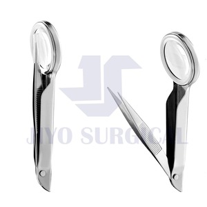 Pinzas De astilla de acero inoxidable de precisión con punta puntiaguda para la eliminación de garrapatas de primeros auxilios y agarre de objetos finos - Product Image 2