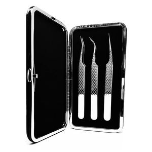 UAMED — pinces à épiler NON magnétiques, en acier inoxydable, 3D, pour EXTENSION de cils - Product Image 5