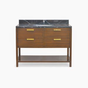 Toby Mahogany Vanity <b>Table</b> Marble Top Modern Elegant Design Bedroom Home Hotel Furniture Wooden Cabinet - Product Image 3