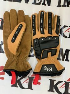 KEVEN IMPEX Leather <b>Gloves</b> Eco-Friendly <b>Touchscreen</b> Needle Detection Food Grade Powder Free Disposable Wrist Length Black Box - Product Image 3