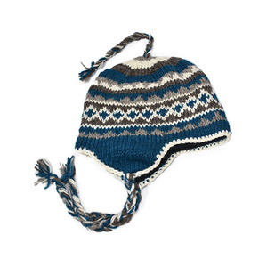 Meilleures ventes - Bonnet en laine tricoté rayé unisexe pour adultes - Laine et doublure de haute qualité - Fabriqué au Népal - Product Image 5