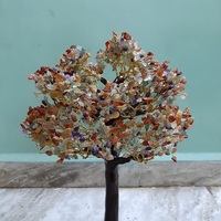 En gros 2000 Cristaux Naturels Arbre d'Agate Multicolore Pierre Précieuse Cristal de Guérison des Chakras Sous-Verre Mascotte Maison Bureau Fait Main Haute Qualité