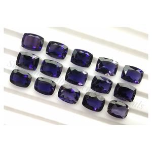 7X9mm coussin coupe naturelle IOLITE prix de gros usine de haute qualité pierre précieuse en vrac à facettes par carat IOLITE NATURELLE - Product Image 3