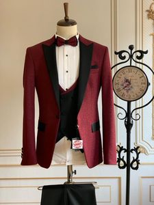 Costume de Mariage Turc pour Homme, Smoking Turc 3 Pièces, Costume de Marié, Costume pour Garçon d'Honneur - Product Image 3