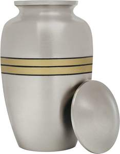 Aria Indian Manufacturer L MAX B EXPORTS Aluminum Urn Tree Printed for Adult Ashes Burial <b>Funeral</b> <b>Supplies</b> Cremation - Product Image 3