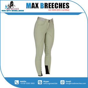 Culotte d'équitation régulière de nouvelle conception avec patch de genou en silicone Nylon Polyester Matériel en gros Inde Fonction de protection - Product Image 4