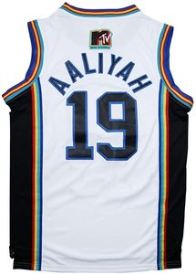 Camiseta de baloncesto para hombre número 19 MTV Rock N Jock Collection camiseta transpirable - Product Image 2