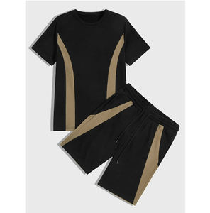 Ensemble T-shirt et short à manches courtes pour homme, été 2021, avec logo personnalisé, léger, écologique, votre propre design - Product Image 5