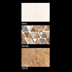 Carreaux muraux en céramique émaillée de couleur claire pour salle de bain 300x450mm - Product Image 3