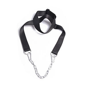 Harnais de tête réglable en polyester en acier inoxydable-confortable et robuste pour les entraînements de fitness unisexes d'haltérophilie - Product Image 4