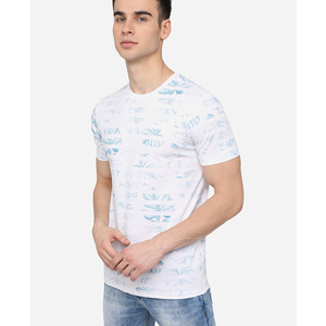 เสื้อยืดกราฟิกผู้ชายแบบสั่งทำ ผ้าคอตตอนเจอร์ซีย์ ทรงปกติ รับผลิตแบบ OEM สตรีทแวร์ลำลอง แฟชั่นทันสมัย ผลิตในปากีสถาน - Product Image 3